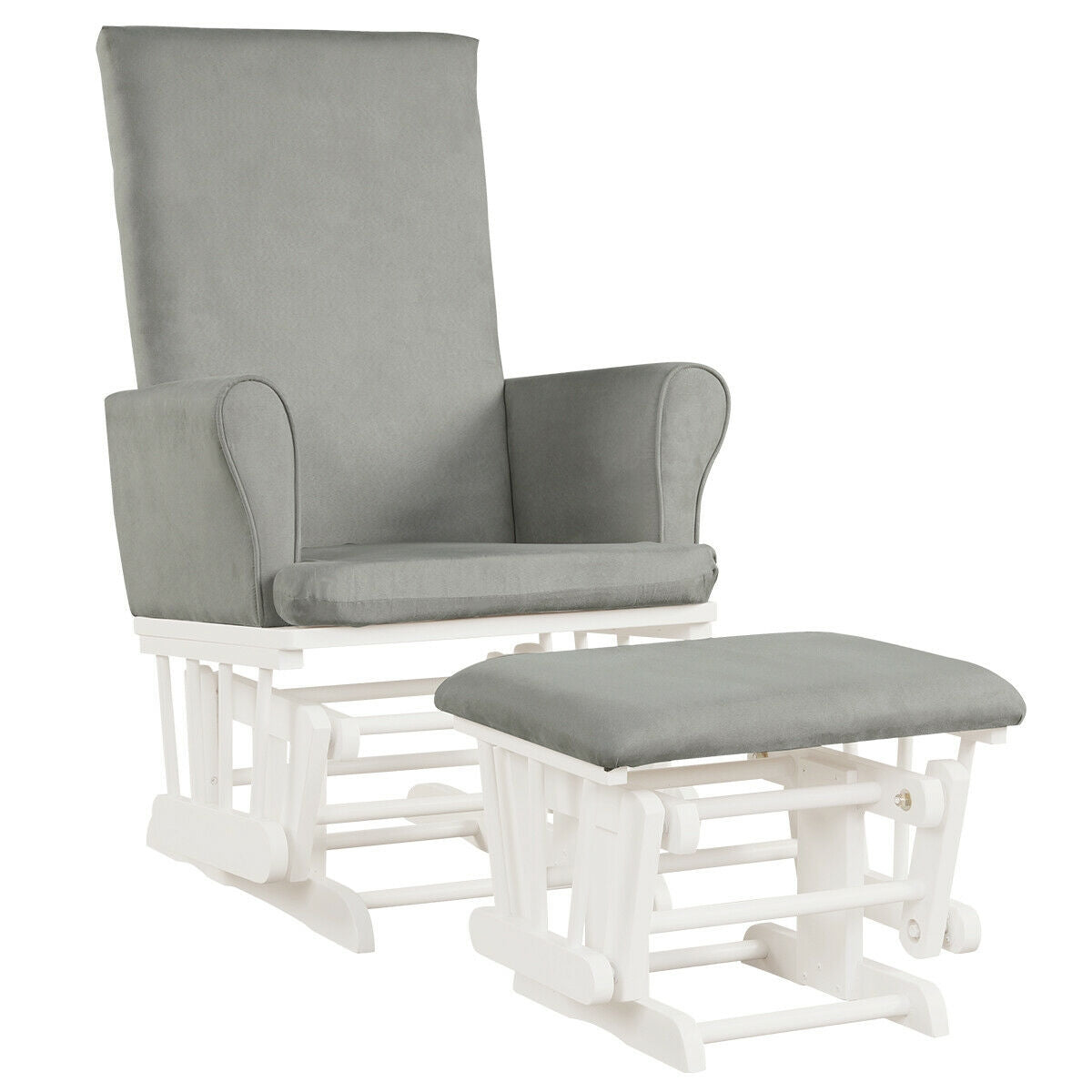 Nursery Glider Rocker & Ottoman Set