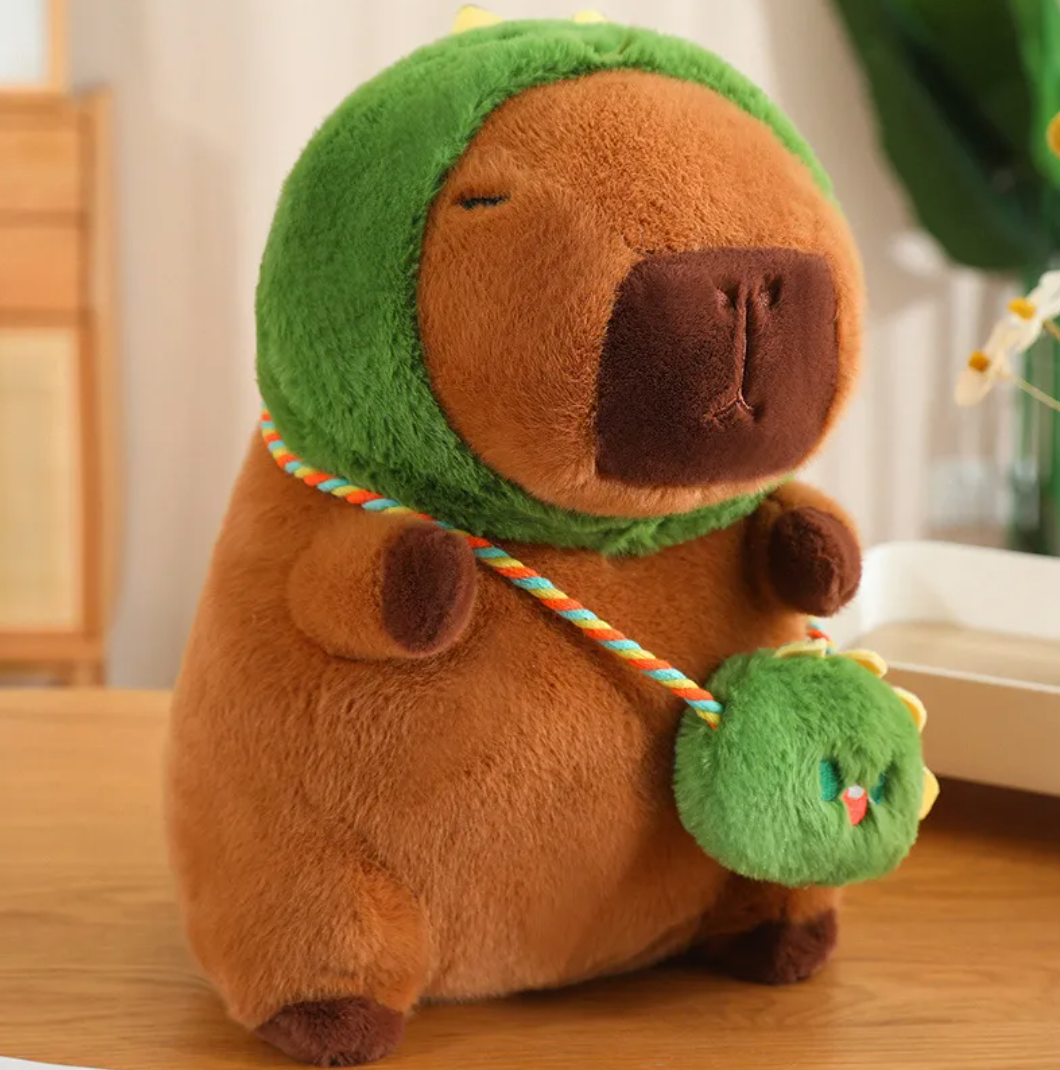 Capybara & Bunny Plush Cuddle Toy