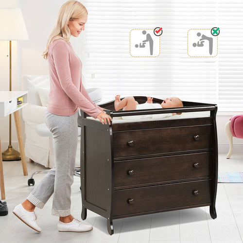 3-Drawer Nursery Changing Table