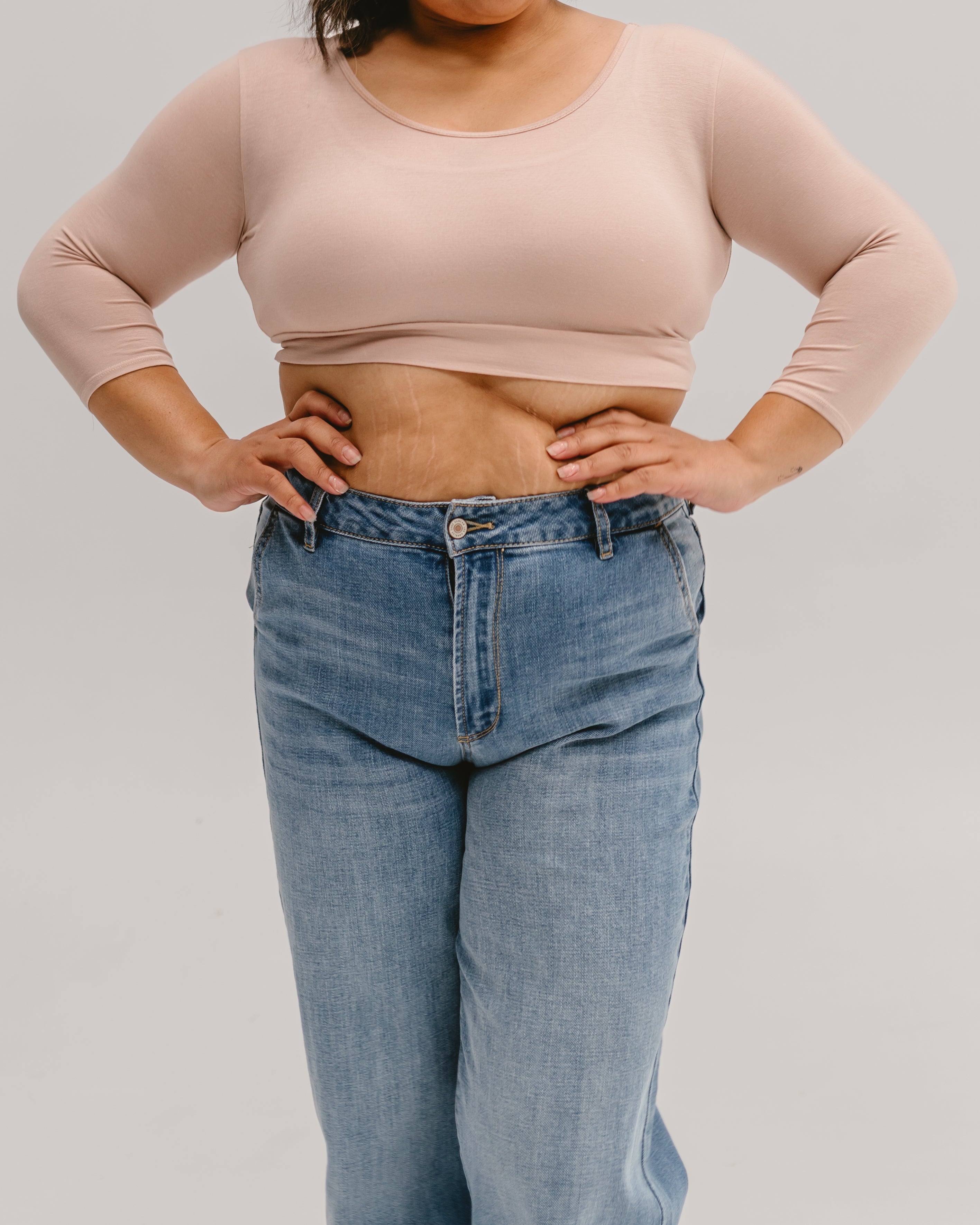 Staple 3/4 Sleeve Croppedtee