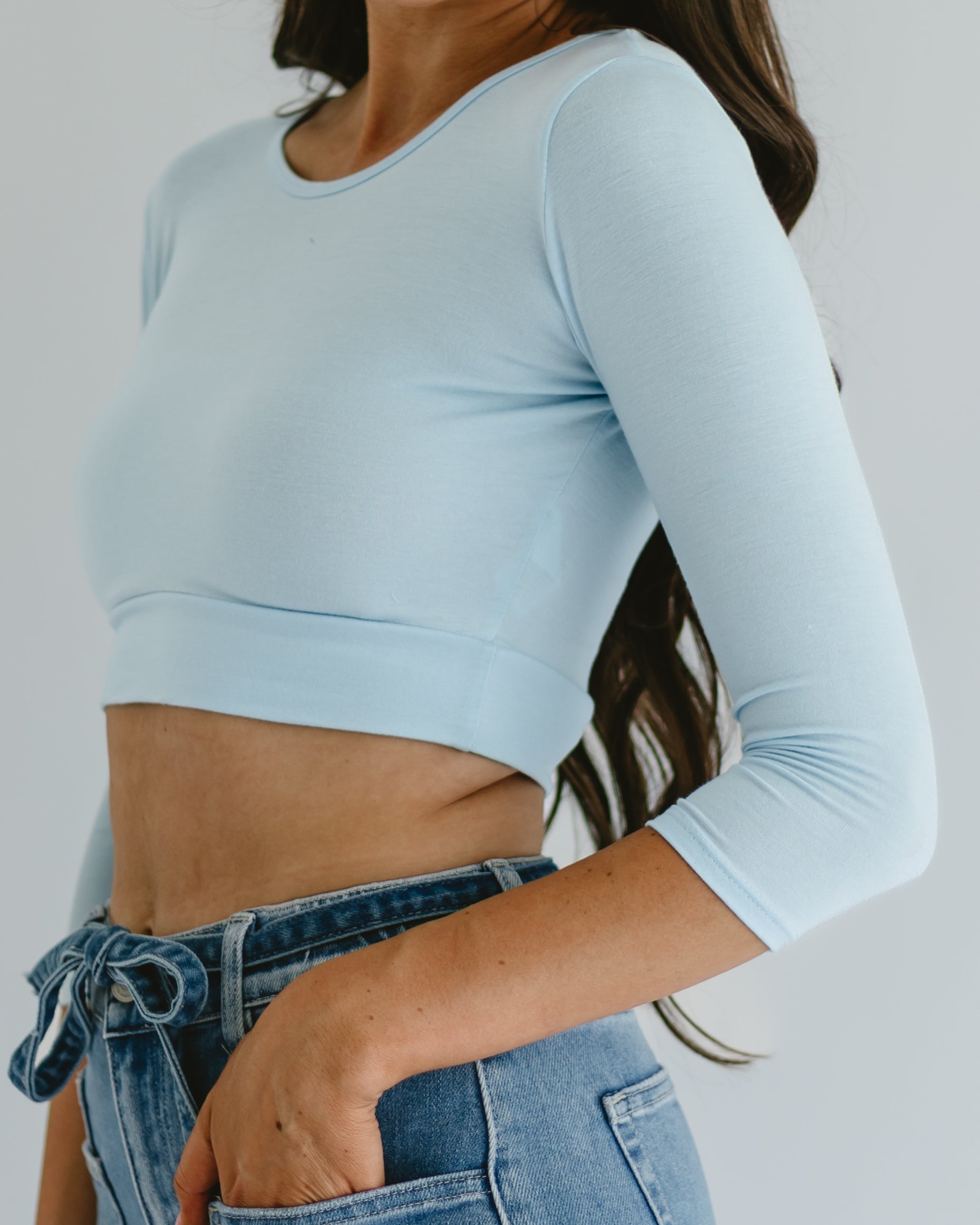 Staple 3/4 Sleeve Croppedtee