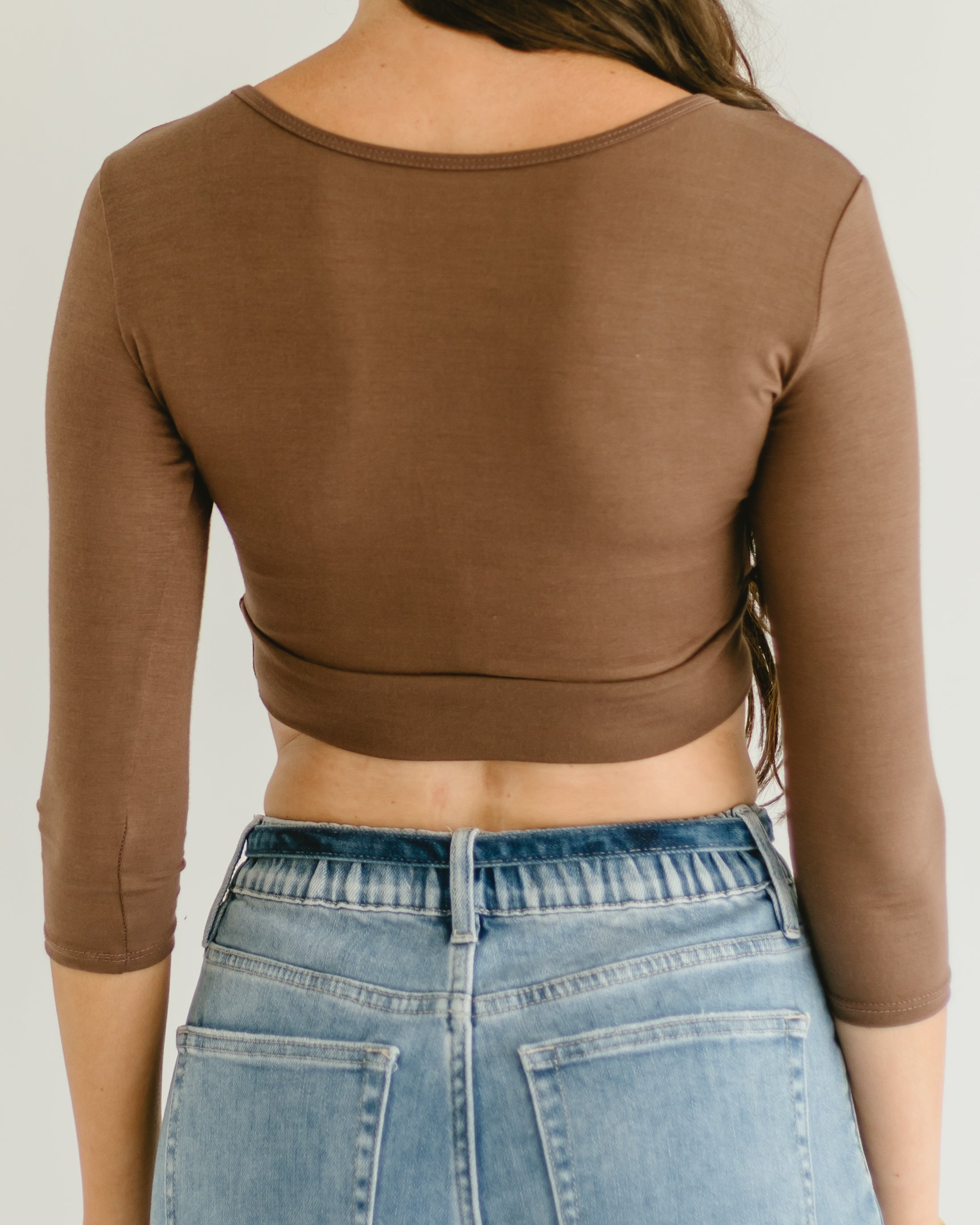 Staple 3/4 Sleeve Croppedtee