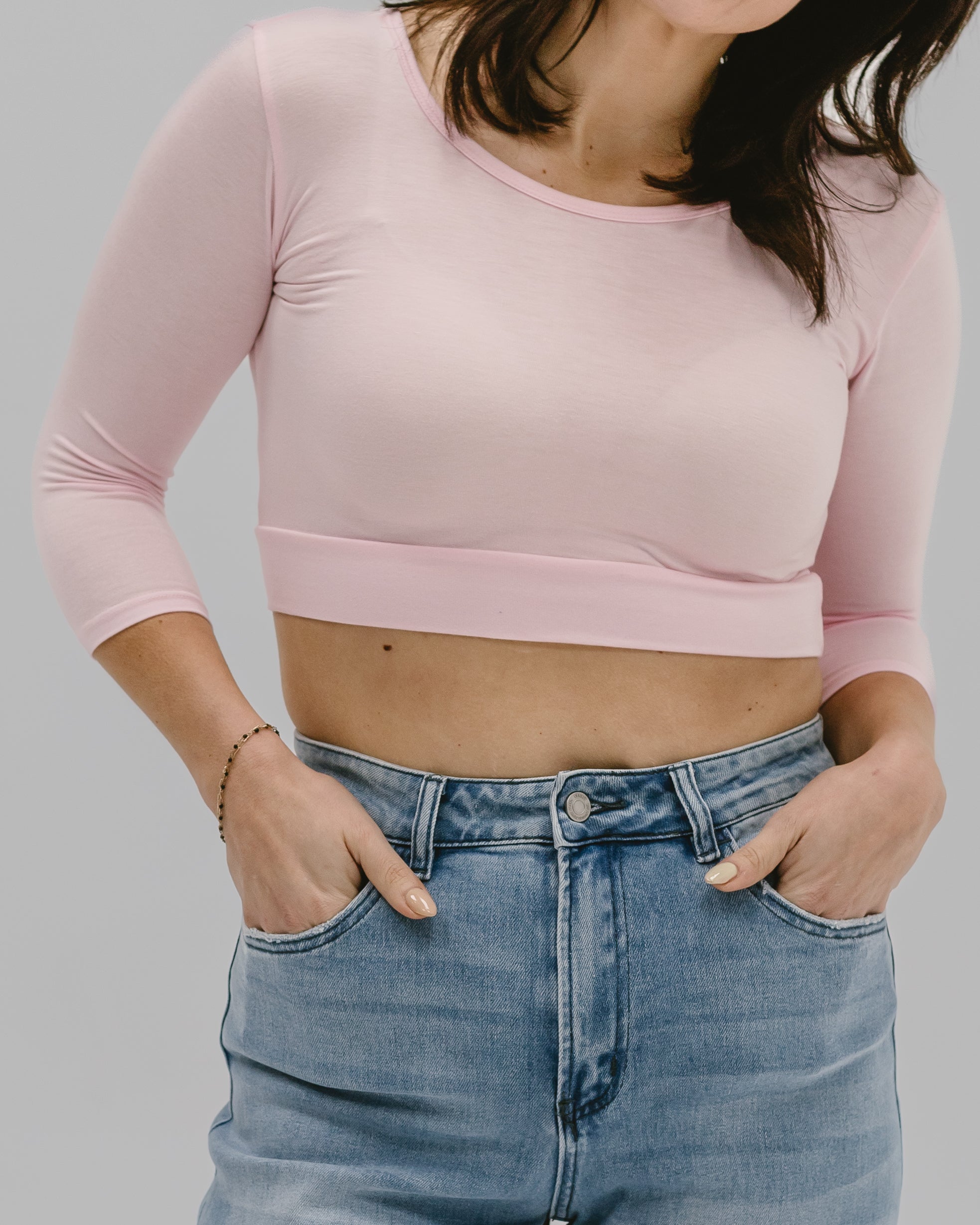 Staple 3/4 Sleeve Croppedtee