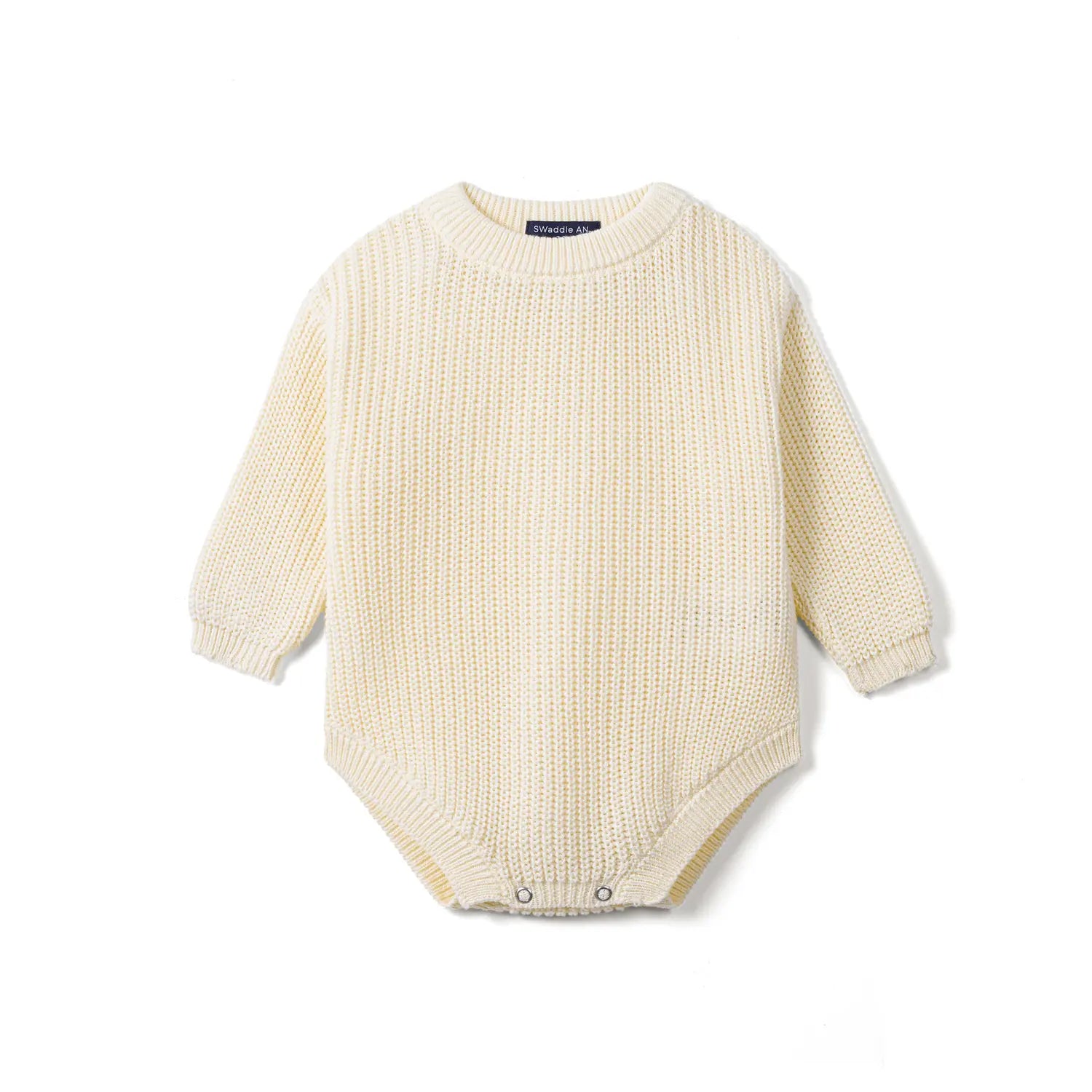 Classic Chunky Knit Baby Romper
