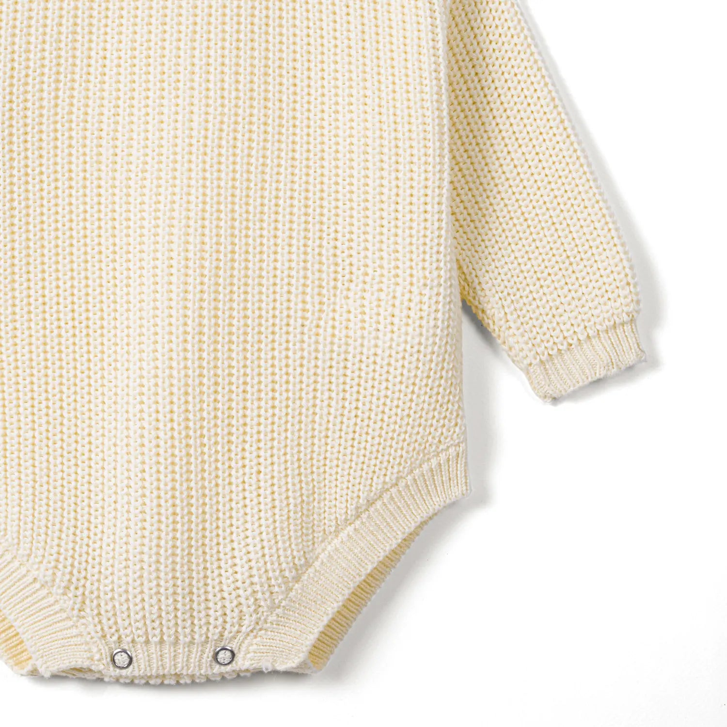 Classic Chunky Knit Baby Romper
