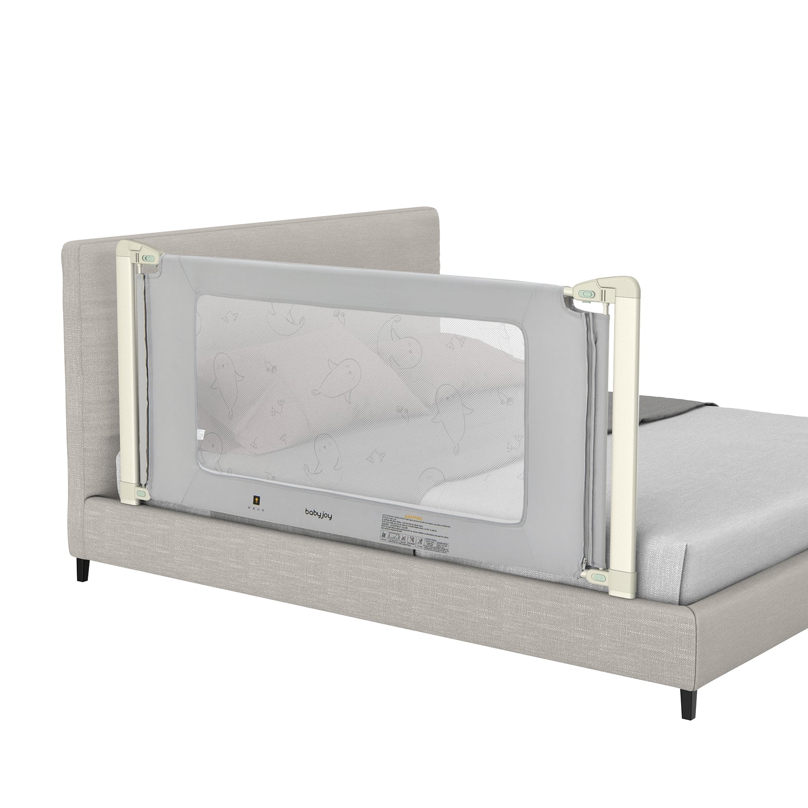 Adjustable Toddler Bed Rail Guard