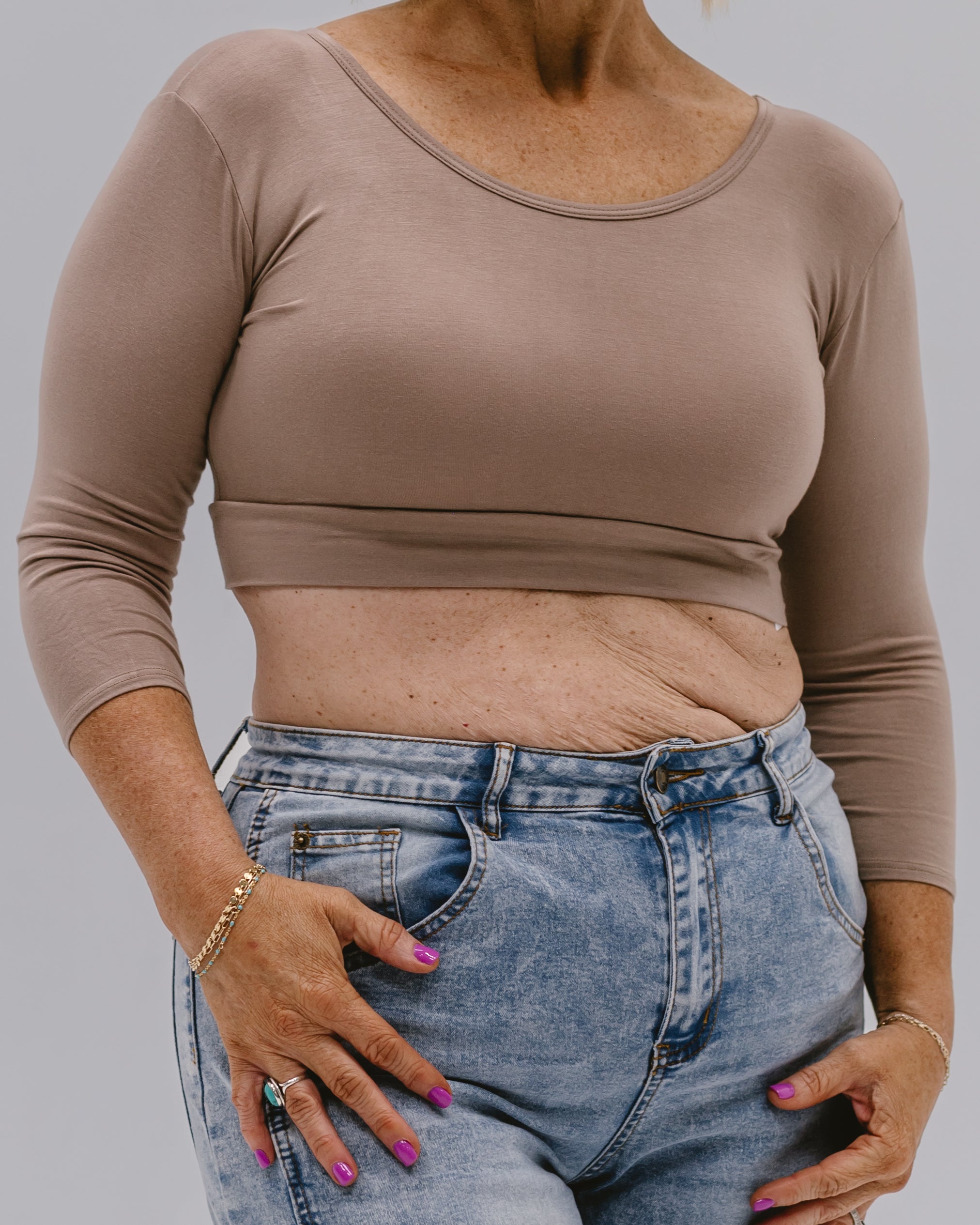 Staple 3/4 Sleeve Croppedtee